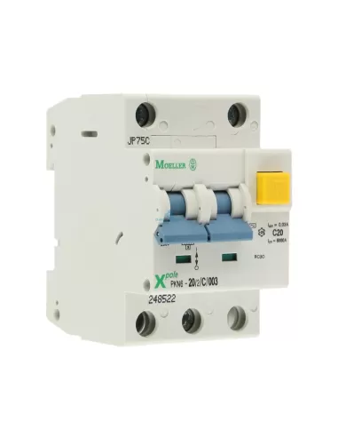 Eaton Pkn6-20/2/c/003 differential circuit breaker 20a 2p c 30ma ac